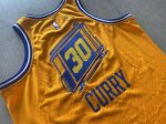 NBA 30 Curry Warriors 2019-20 authentique Maillot jaune